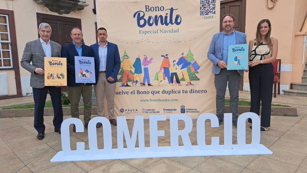 La Palma presenta la tercera edición del Bono Bonito con 280.000 euros para el consumo local